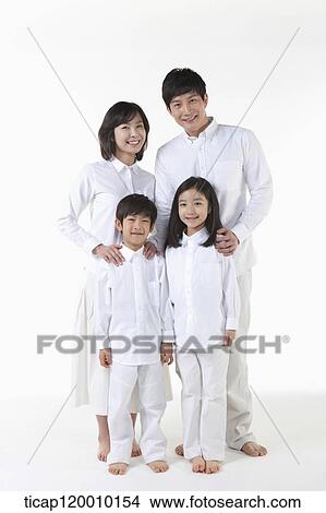 A smiling family View Large Photo Image Picture - A smiling family . Fotosearch