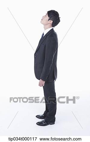 Stock Photo - A standing man . Fotosearch