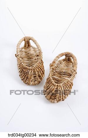A traditional straw shoes View Large Photo Image Picture - A traditional straw shoes. Fotosearch