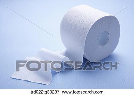 A white toilet paper View Large Photo Image Stock Photo - A white toilet paper . Fotosearch