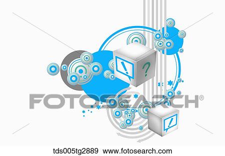 Stock Photo - abstractive patterned artworks. Fotosearch