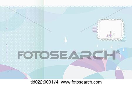 Blue and purple water drop brochure View Large Photo Image Picture - Blue and purple water drop brochure. Fotosearch