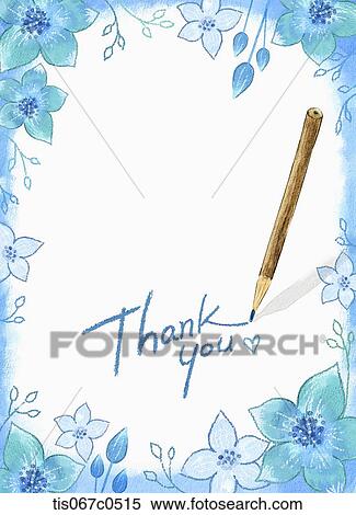 Blue flower and 'Thank you' View Large Photo Image Stock Photography - Blue flower and 'Thank you'. Fotosearch