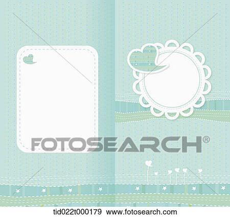 Blue heart flower brochure View Large Photo Image Stock Photo - Blue heart flower brochure. Fotosearch