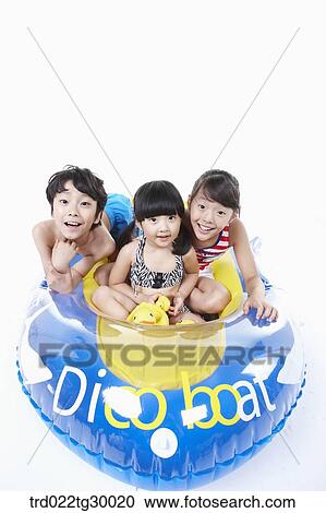 boy and girls are on the boat View Large Photo Image Stock Image - boy and girls are on the boat. Fotosearch