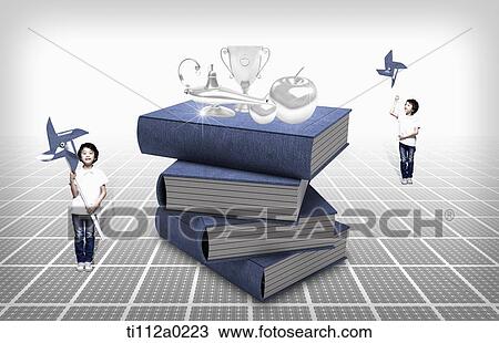 Boy holding pinwheel and silver items on the books View Large Photo Image Stock Image - Boy holding pinwheel and silver items on the books. Fotosearch