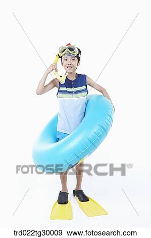 boy is wearing snorkels and tube and flippers View Large Photo Image Stock Photo - boy is wearing snorkels and tube and flippers. Fotosearch