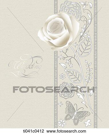 Brown rose wedding invitation card View Large Photo Image Stock Image - Brown rose wedding invitation card . Fotosearch