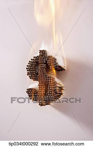 Burning dollar match View Large Photo Image Stock Image - Burning dollar match. Fotosearch