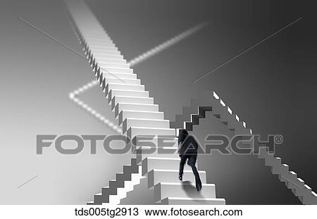 businessman going upstairs View Large Photo Image Stock Image - businessman going upstairs. Fotosearch