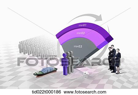Businessmen and business performance chart View Large Photo Image Stock Photograph - Businessmen and business performance chart. Fotosearch