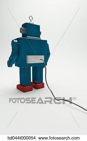 Charged blue robot View Large Photo Image Picture - Charged blue robot. Fotosearch