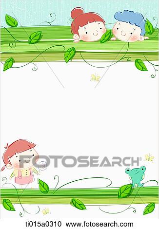 Children playing around green plant View Large Photo Image Stock Image - Children playing around green plant. Fotosearch