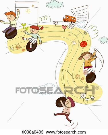 Children playing on the music note View Large Photo Image Stock Image - Children playing on the music note. Fotosearch