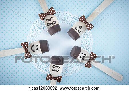 Chocolate character spoon View Large Photo Image Stock Image - Chocolate character spoon. Fotosearch