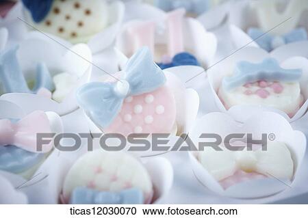Chocolate decorated with ribbon View Large Photo Image Stock Image - Chocolate decorated with ribbon . Fotosearch