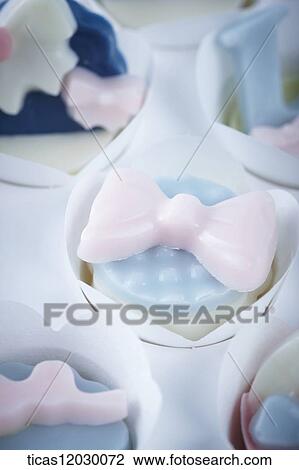 Chocolate decorated with ribbon View Large Photo Image Stock Image - Chocolate decorated with ribbon . Fotosearch