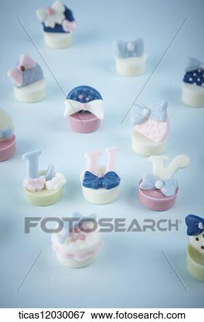 Chocolate decorated with ribbon View Large Photo Image Stock Photo - Chocolate decorated with ribbon . Fotosearch