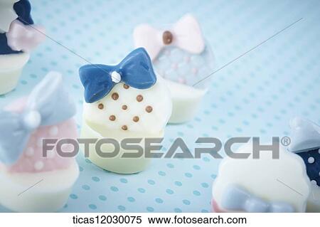 Chocolate decorated with ribbon View Large Photo Image Stock Photography - Chocolate decorated with ribbon . Fotosearch