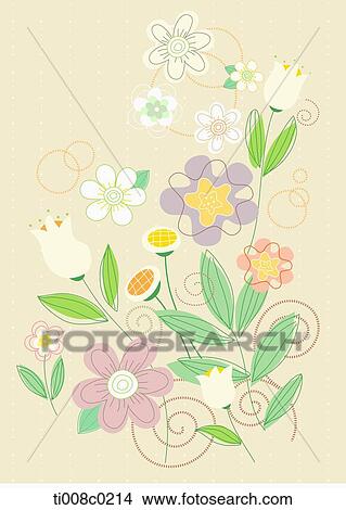 Colorful flowers with brown background View Large Photo Image Picture - Colorful flowers with brown background. Fotosearch