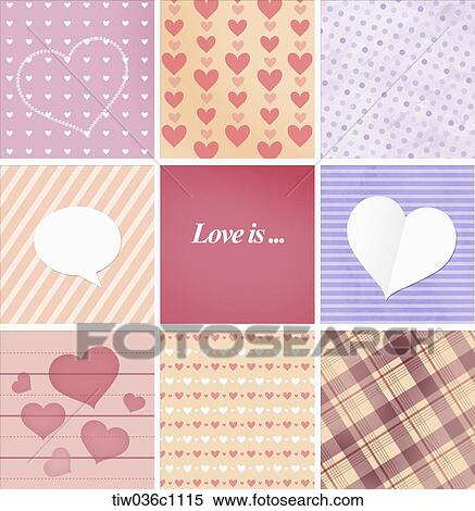 Colorful heart pattern with Love is View Large Photo Image Stock Photography - Colorful heart pattern with Love is. Fotosearch