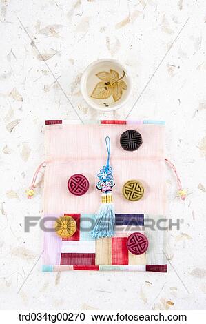 Colorful Korean dessert and clothes accessory on the patch work View Large Photo Image Stock Image - Colorful Korean dessert and clothes accessory on the patch work. Fotosearch