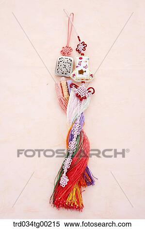 Stock Photography - Colorful traditional clothes accessories. Fotosearch