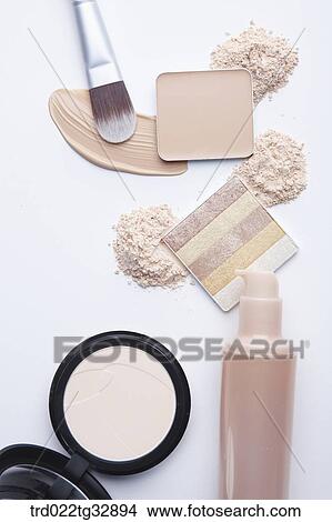 Picture - Cosmetics and cosmetic tool. Fotosearch