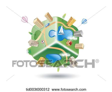 Eco-friendly building around the world View Large Photo Image Stock Image - Eco-friendly building around the world. Fotosearch
