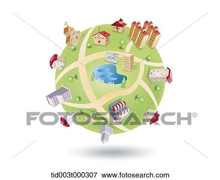 Eco-friendly building around the world View Large Photo Image Stock Photo - Eco-friendly building around the world. Fotosearch