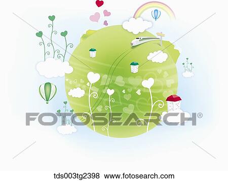 Stock Photo - eco friendly earth. Fotosearch