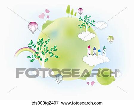 Stock Photo - eco friendly earth. Fotosearch