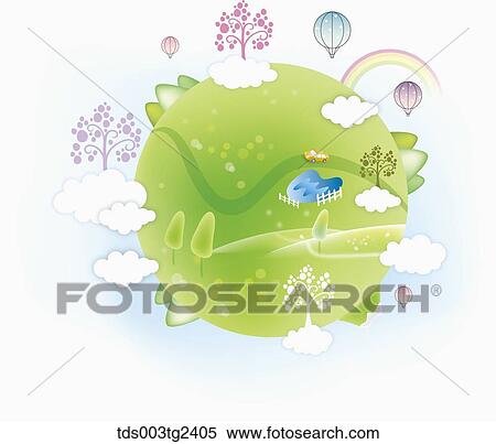 Stock Photography - eco friendly earth. Fotosearch