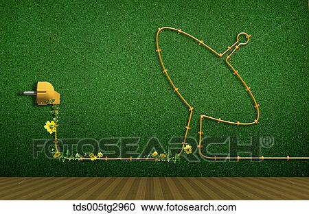 Electric wire and plug in the shape of antenna View Large Photo Image Stock Image - Electric wire and plug in the shape of antenna. Fotosearch