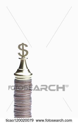 Golden dollar chess piece on the coin View Large Photo Image Stock Photo - Golden dollar chess piece on the coin . Fotosearch