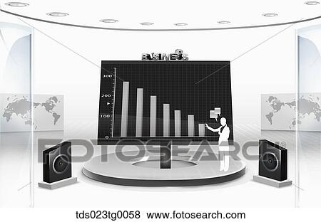Stock Photo - graph of global economy and business. Fotosearch