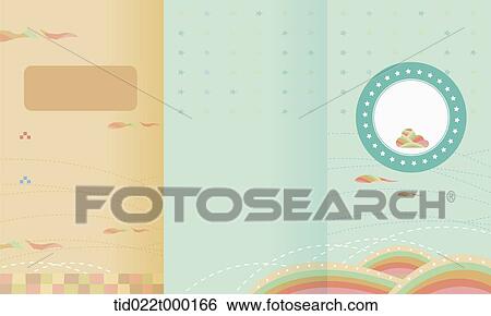 Green and brown rainbow brochure View Large Photo Image Stock Photograph - Green and brown rainbow brochure. Fotosearch