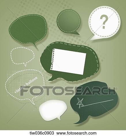 Stock Image - Green vintage balloon. Fotosearch