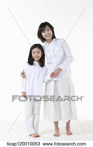 Stock Image - Happy mother and daughter. Fotosearch