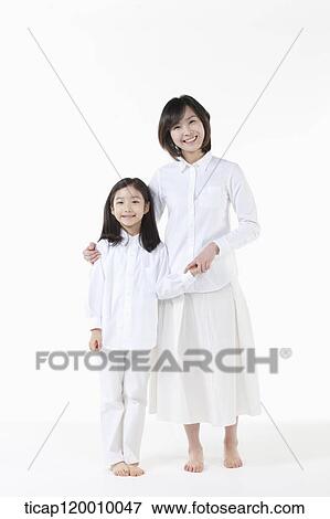 Stock Photo - Happy mother and daughter. Fotosearch