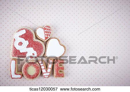 Heart and Love donut View Large Photo Image Stock Photo - Heart and Love donut. Fotosearch