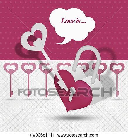 Heart lock and key with Love is View Large Photo Image Stock Image - Heart lock and key with Love is. Fotosearch