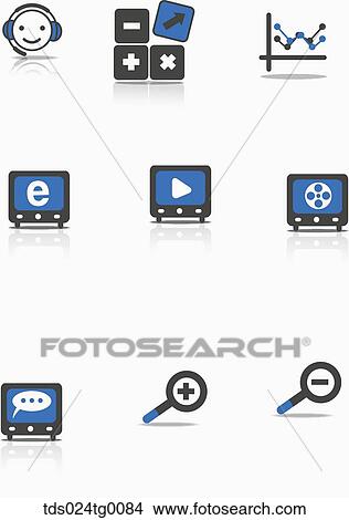 icons of medias View Large Photo Image Picture - icons of medias. Fotosearch
