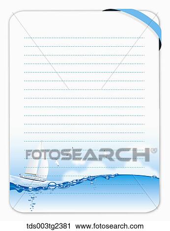 illustrated letter pad of summer scenery View Large Photo Image Stock Image - illustrated letter pad of summer scenery. Fotosearch