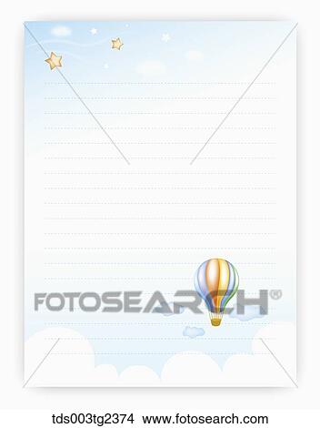 illustrated letter pad View Large Photo Image Picture - illustrated letter pad. Fotosearch