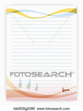 illustrated letter pad View Large Photo Image Stock Image - illustrated letter pad. Fotosearch