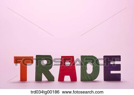 Stock Photograph - letters of trade. Fotosearch