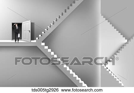 man is holding briefcase and looking at somewhere View Large Photo Image Stock Photograph - man is holding briefcase and looking at somewhere. Fotosearch