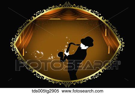 man is playing saxophone on the stage View Large Photo Image Stock Photography - man is playing saxophone on the stage. Fotosearch