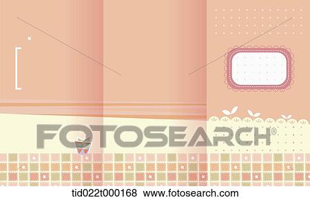 Stock Photo - Orange sprout brochure. Fotosearch